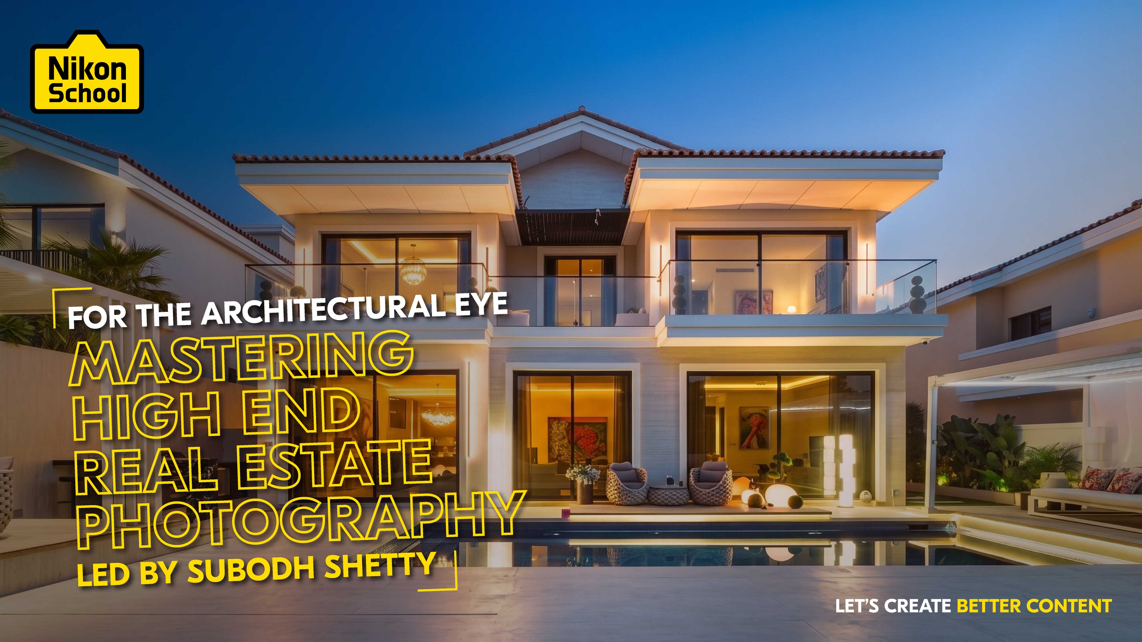 Mastering High-End Real Estate Photography workshop