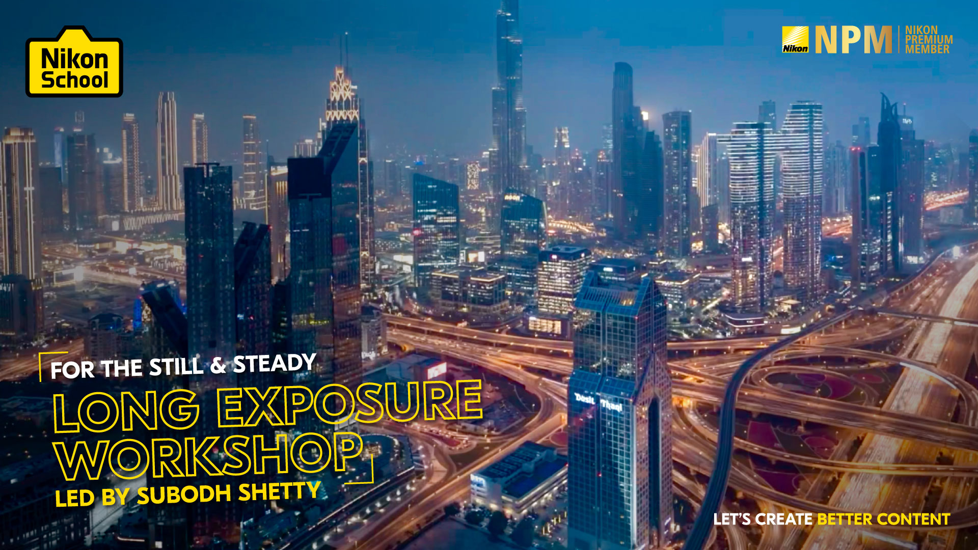 LONG EXPOSURE WORKSHOP