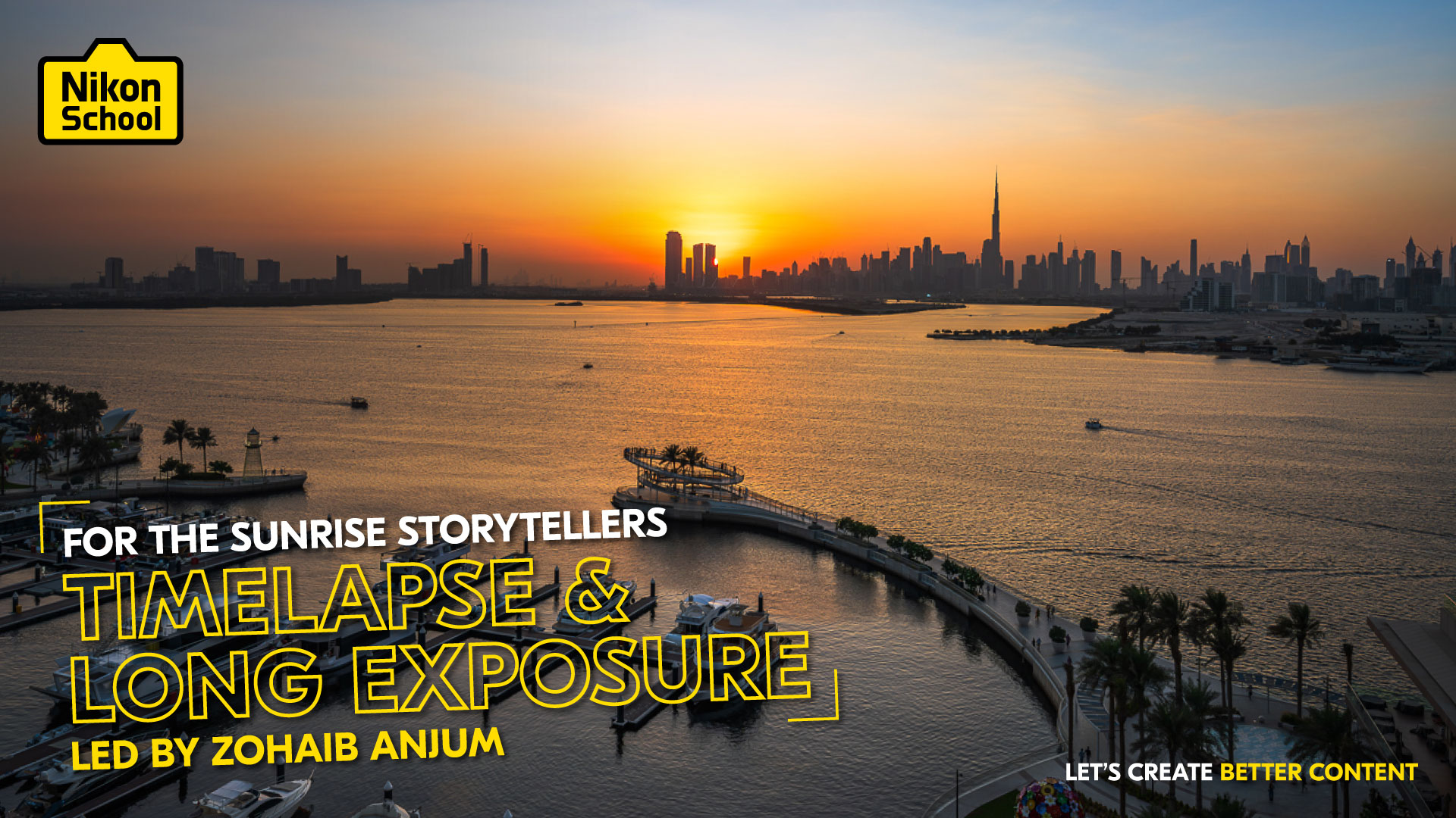 SUNRISE: TIMELAPSE AND LONG EXPOSURE