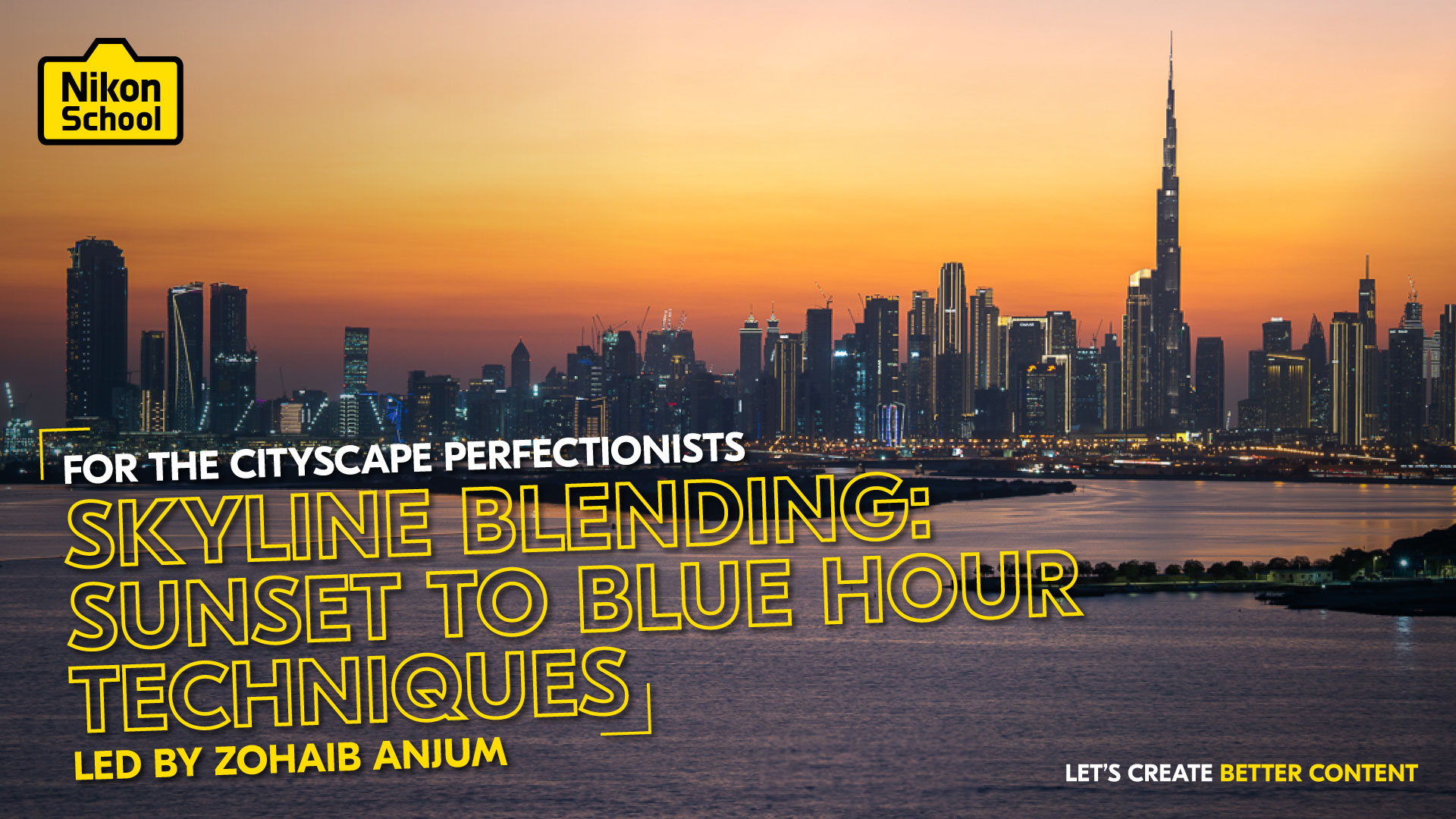 SKYLINE BLENDING:  SUNSET TO BLUE HOUR TECHNIQUES