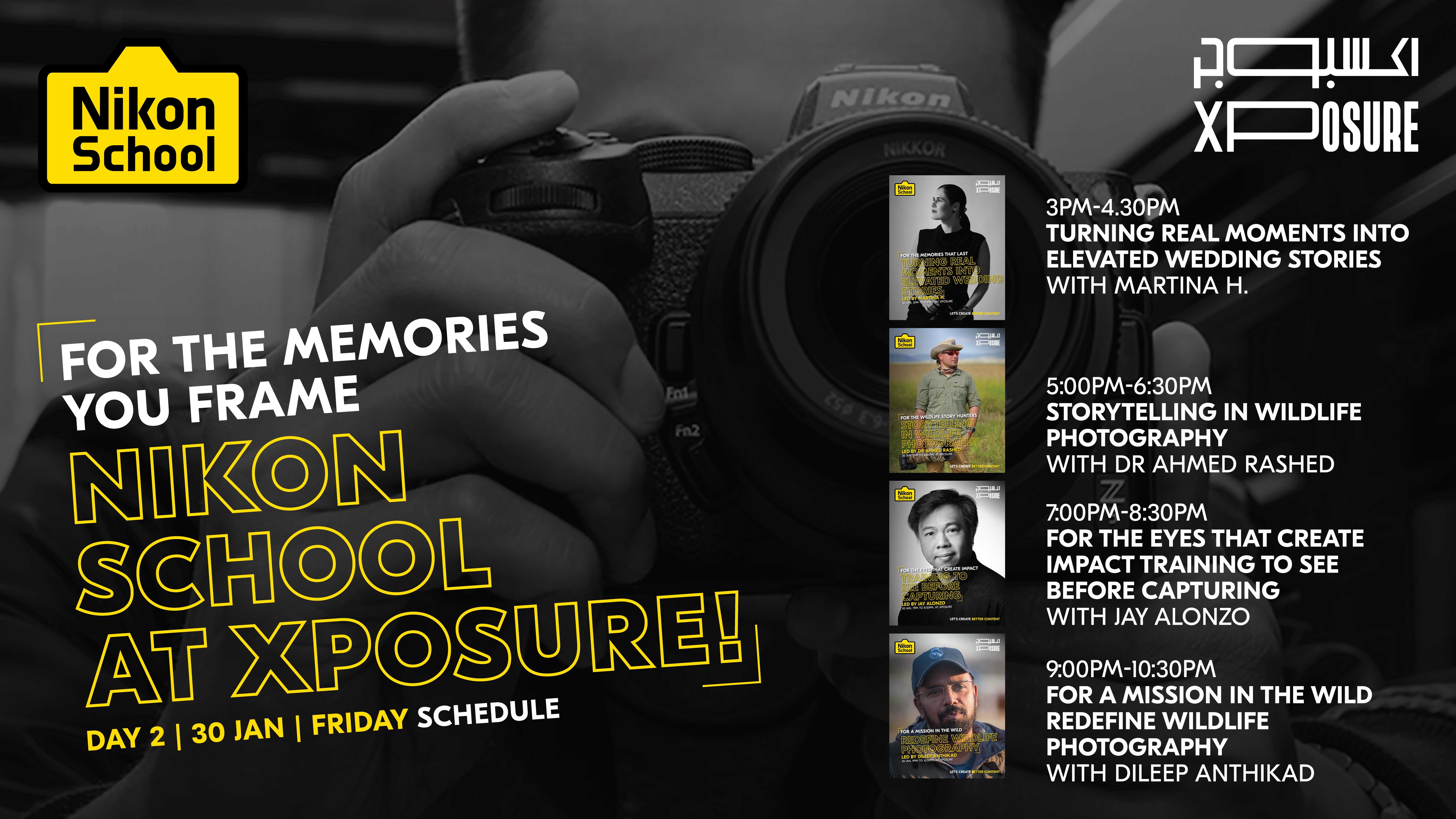 XPOSURE 2026 - 30TH JANUARY (FRIDAY)