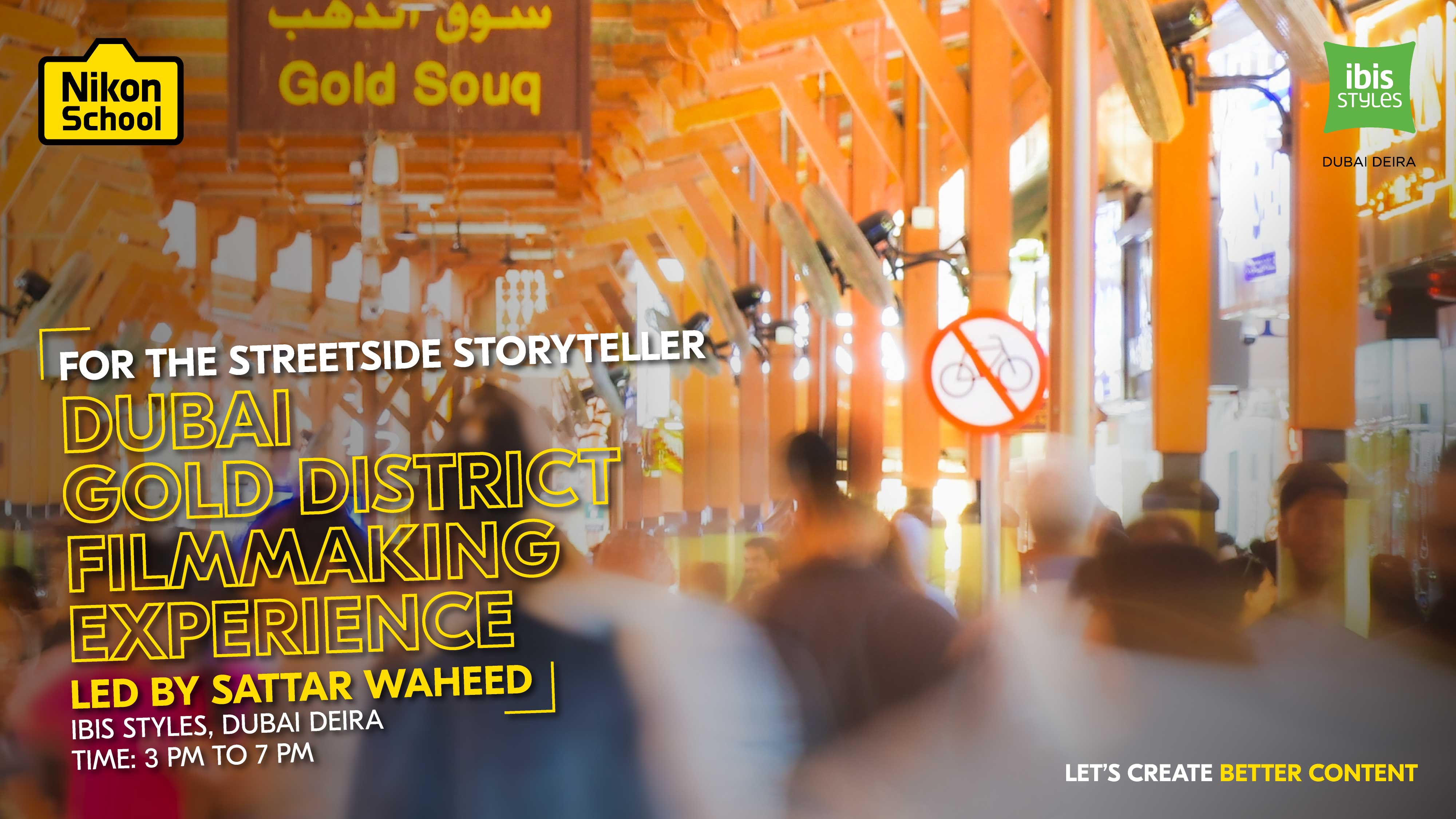 Dubai Gold District Filmmaking Experience